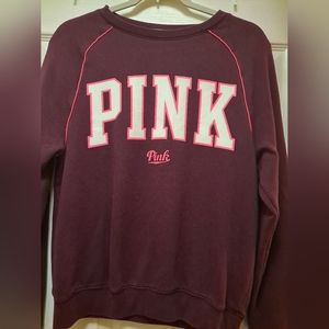 PINK crew neck, size S, purple
